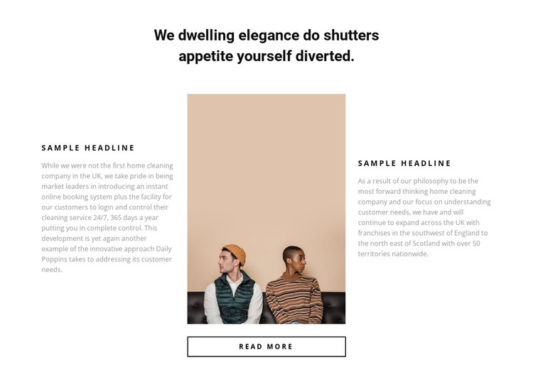 Two partners Squarespace Template Alternative