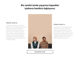 Iki Ortak - WordPress Temasını Kullanmaya Hazır