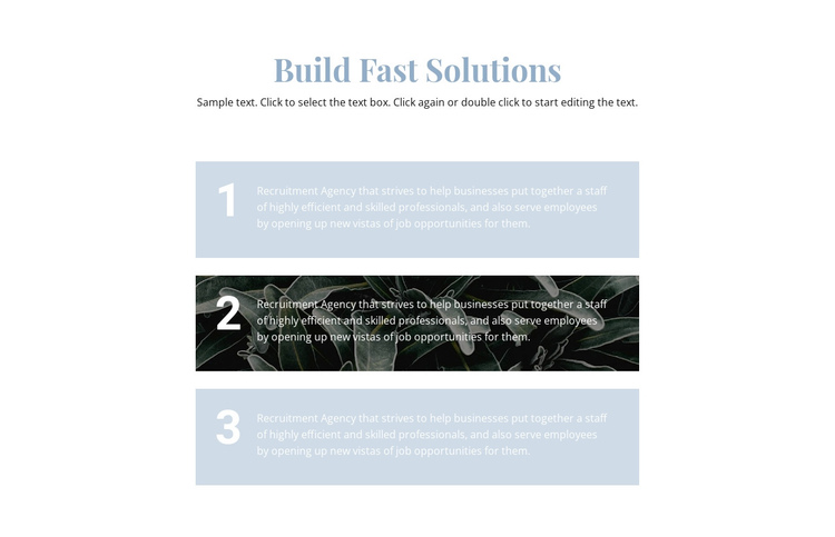 Three main steps Website Builder Software