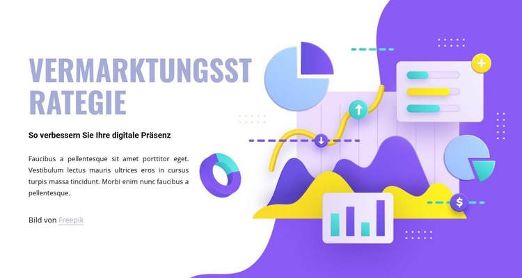 Marketingabteilung Website design