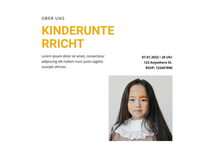 Unterricht für die Kleinen WordPress-Theme