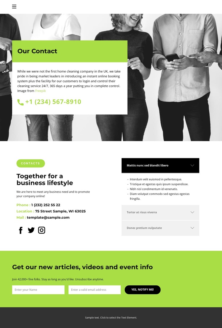 One of the fastest HTML5 Template