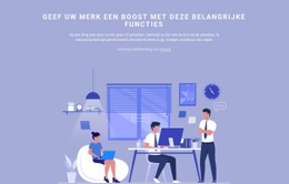 Teamwerk - Creatieve, Multifunctionele Bestemmingspagina