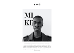Over Mike - Modern WordPress-Thema