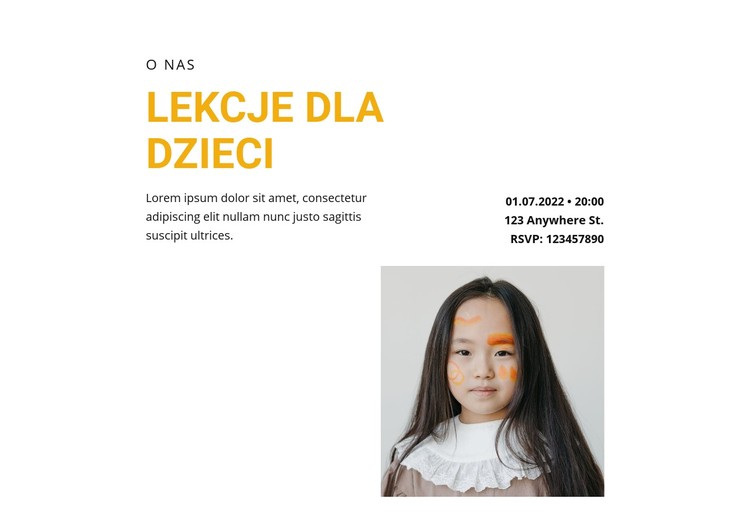 Lekcje dla najmłodszych Szablon CSS