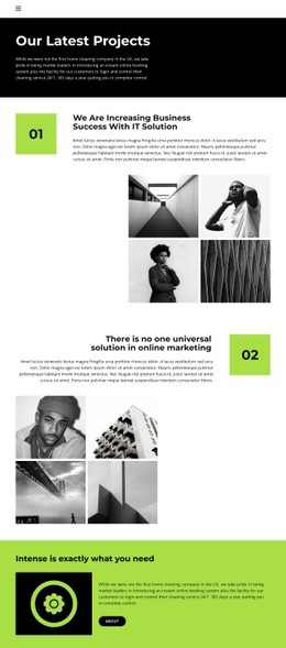 Pace Of Change Web Page Design