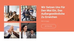 Homepage-Abschnitte Für Unsere Flexiblen, Effektiven Beratungs- Und Liefermethoden