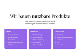 Wir Bauen IT-Innovationen Einzelseitige Website