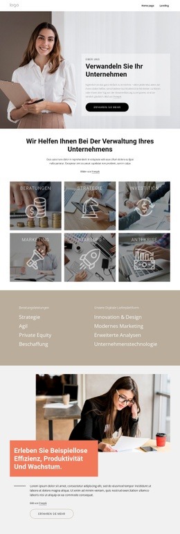 Transformieren Sie Ihre Technologie, Um Ihr Wachstum Voranzutreiben – Kostenlose HTML5-Vorlage