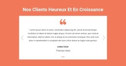 Nos Clients Satisfaits Et En Croissance