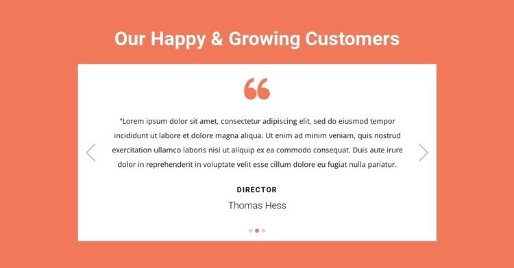 Our happy and growing customers Homepage Design