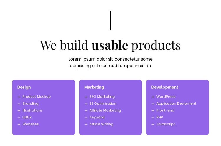 We build IT innovations Homepage Design