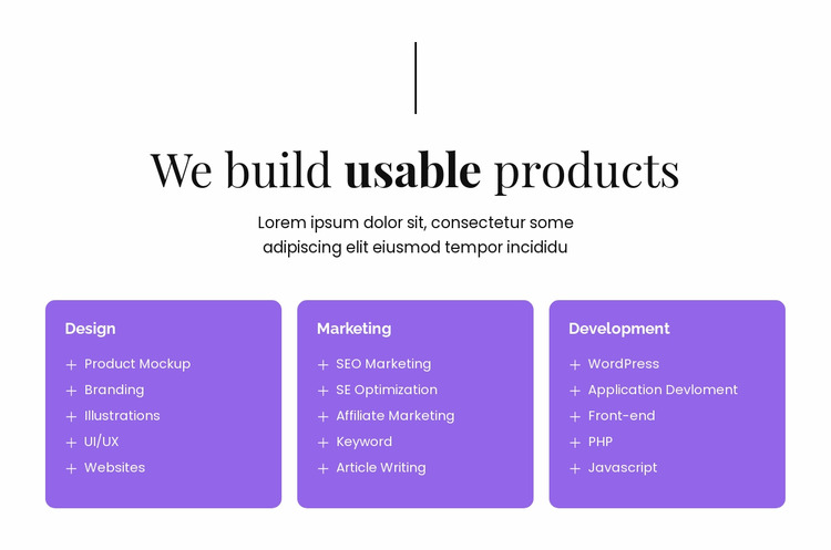 We build IT innovations Html Website Builder