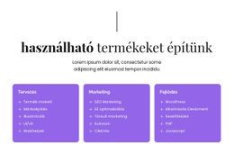Informatikai Innovációkat Építünk – HTML Céloldal