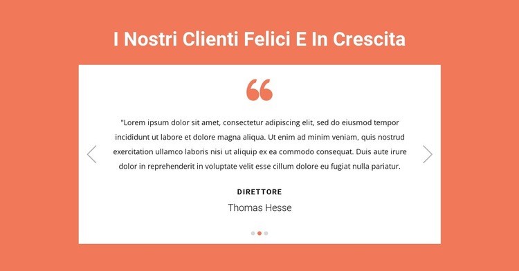 I nostri clienti felici e in crescita Costruttore di siti web HTML