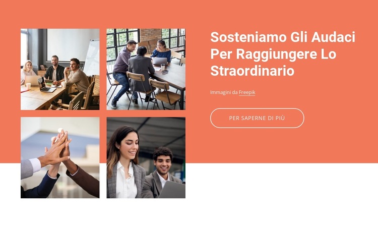 I nostri metodi di consulenza e consegna flessibili ed efficaci Modello di sito Web