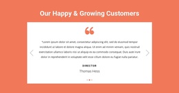 Our Happy And Growing Customers Builder Joomla