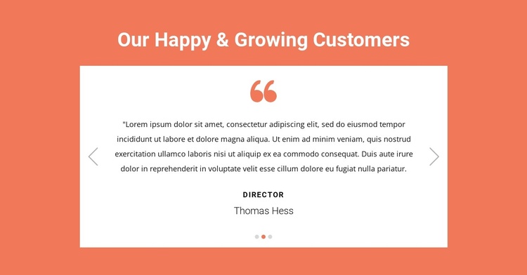 Our happy and growing customers Joomla Template