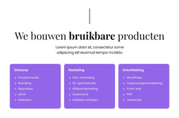 Wij Bouwen IT-Innovaties - HTML-Bestemmingspagina