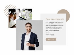 Construtor De Sites Pronto Para Usar Para Empresa De Desenvolvimento Web