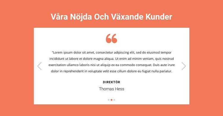 Våra glada och växande kunder Hemsidedesign