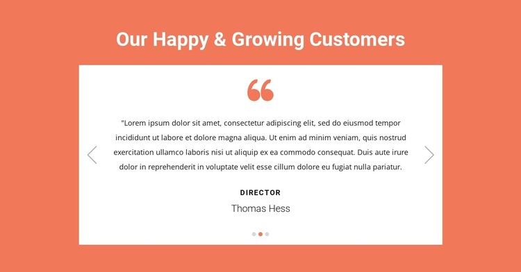 Our happy and growing customers Template