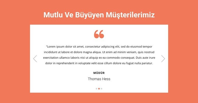 Mutlu ve büyüyen müşterilerimiz Web Sitesi Mockup'ı