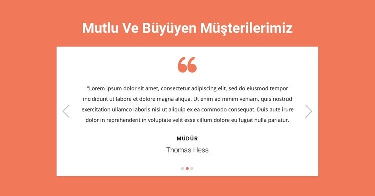 Mutlu ve büyüyen müşterilerimiz Web Sitesi Oluşturucu Şablonları