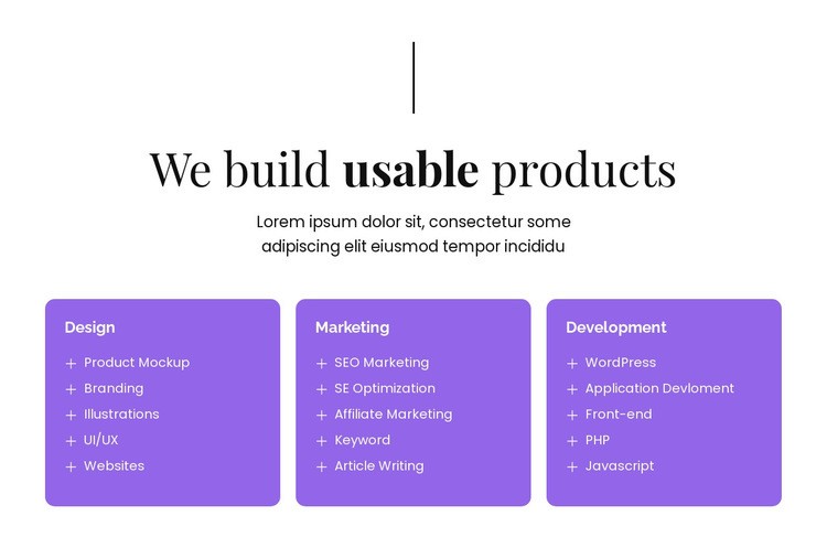 We build IT innovations Web Page Design