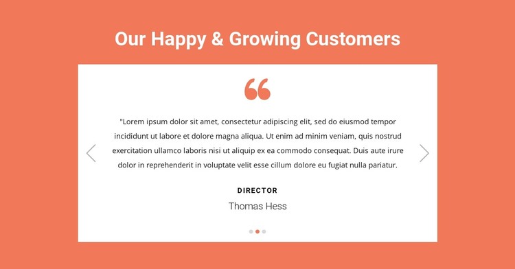 Our happy and growing customers WordPress Theme