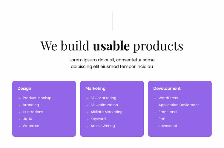 We build IT innovations WordPress Website Builder