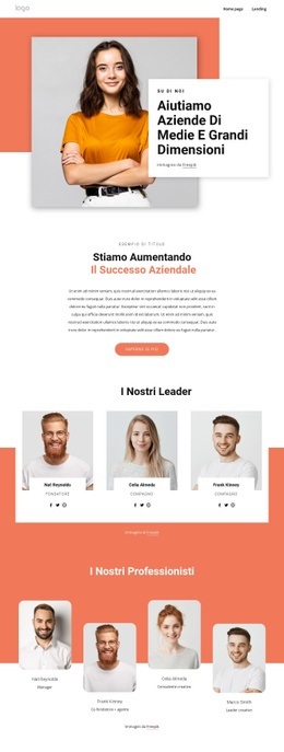 Generatore Di Siti Web Esclusivo Per I Nostri Team Multidisciplinari