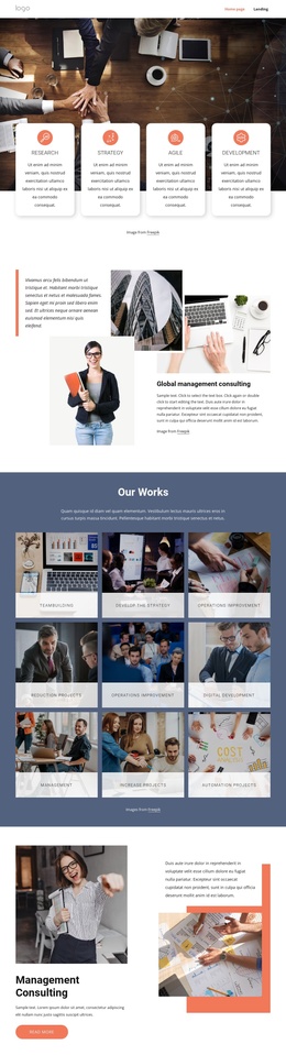 The Leading Consulting Firms For Management Services Joomla Template 2024