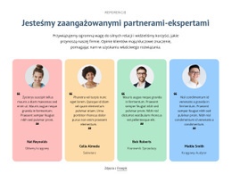 Referencje Z Kolorowymi Komórkami - Motyw Jednej Strony