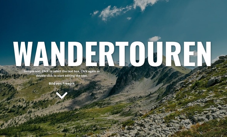 Neue Wanderferien WordPress-Theme