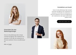 Entwickeln Sie Eine Marketingstrategie - Landingpage-Inspiration