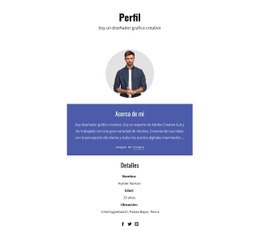 Perfil De Diseñador Gráfico Diseño De Páginas Web