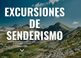 Nuevas Vacaciones Para Caminar: Plantilla HTML Y CSS
