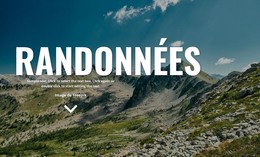 De Nouvelles Vacances À Pied - Modèle HTML Et CSS