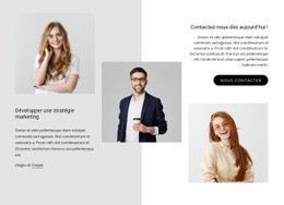 Développer Une Stratégie Marketing - Modèle HTML5, Réactif, Gratuit