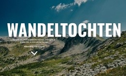 Nieuwe Wandelvakanties - Professioneel Ontworpen