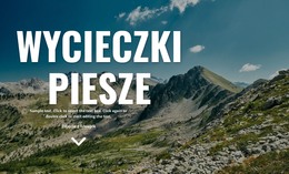 Nowe Piesze Wakacje - Szablon HTML I CSS