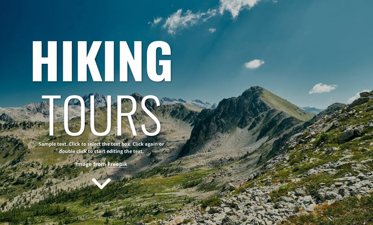 New walking holidays Website Design