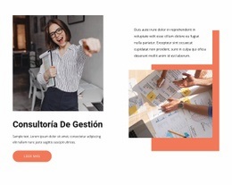 Diseño Del Sitio Para Trabajamos Con Líderes Ambiciosos