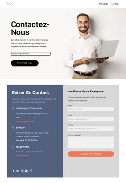 Une Conception De Site Web Exclusive Pour Pour Vous Aider À Réaliser Des Innovations De Rupture