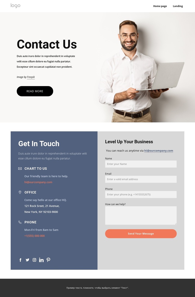 To help you achieve breakthrough innovation HTML5 Template