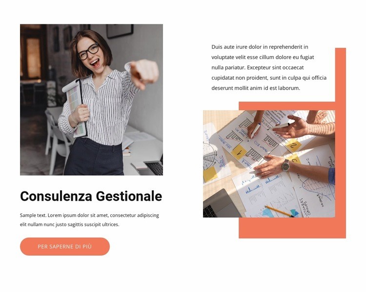 Lavoriamo con leader ambiziosi Modelli di Website Builder