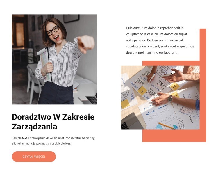 Współpracujemy z ambitnymi liderami Szablon HTML5