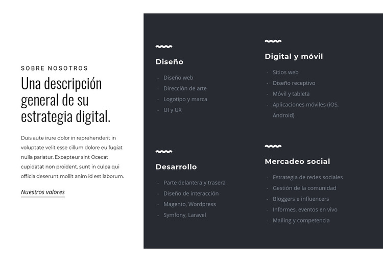 Liderar en un mundo en transformación Plantilla de sitio web