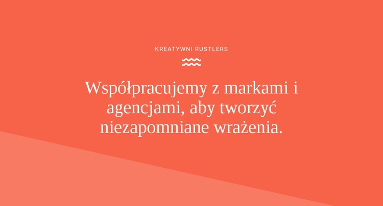 Nagłówek i kształt Makieta strony internetowej